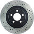 127.63061R by CENTRIC - Slotted Drilled Rotor