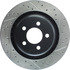 127.63064L by CENTRIC - Slotted Drilled Rotor