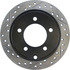 127.63066R by CENTRIC - Slotted Drilled Rotor