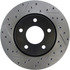 127.63068R by CENTRIC - Slotted Drilled Rotor