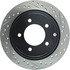 Centric 127.63069CL Disc Brake Rotor Sportstop Cryo Drilled & Slotted Rotor, Left