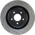 127.63072L by CENTRIC - Slotted Drilled Rotor