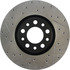 Centric 127.63080R Disc Brake Rotor Sport Drilled & Slotted Rotor, Right
