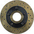 127.65035R by CENTRIC - Slotted Drilled Rotor