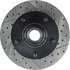 127.65040L by CENTRIC - Slotted Drilled Rotor