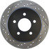Centric 127.65052R Disc Brake Rotor Slotted Drilled Rotor