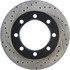 127.65053R by CENTRIC - Slotted Drilled Rotor