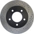 Centric 127.65057CL Disc Brake Rotor Sportstop Cryo Drilled & Slotted Rotor, Left