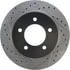 Centric 127.65058R Disc Brake Rotor Slotted Drilled Rotor