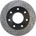 127.65062R by CENTRIC - Slotted Drilled Rotor