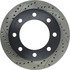 Centric 127.65071CR Disc Brake Rotor Sportstop Cryo Drilled & Slotted Rotor, Right