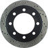 127.65078R by CENTRIC - Slotted Drilled Rotor