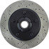 127.65080R by CENTRIC - Slotted Drilled Rotor