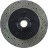 127.65081R by CENTRIC - Slotted Drilled Rotor