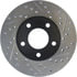 Centric 127.65089CL Disc Brake Rotor Sportstop Cryo Drilled & Slotted Rotor, Left