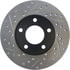 Centric 127.65089CR Disc Brake Rotor Sportstop Cryo Drilled & Slotted Rotor, Right