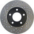 Centric 127.65089R Disc Brake Rotor Slotted Drilled Rotor