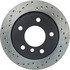 128.34044R by CENTRIC - Cross Drilled Rotor