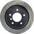 128.34046R by CENTRIC - Cross Drilled Rotor