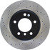 128.34048R by CENTRIC - Cross Drilled Rotor