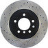 128.34052CR by CENTRIC - Sportstop Cryo Sport Drilled Rotor, Right