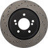 128.34054R by CENTRIC - Cross Drilled Rotor