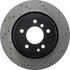 128.34057L by CENTRIC - Cross Drilled Rotor