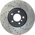 128.34060L by CENTRIC - Cross Drilled Rotor