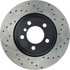 128.34065CL by CENTRIC - Sportstop Cryo Sport Drilled Rotor, Left