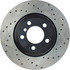 128.34065L by CENTRIC - Cross Drilled Rotor