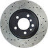 128.34065R by CENTRIC - Cross Drilled Rotor
