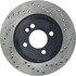 128.34067L by CENTRIC - Cross Drilled Rotor