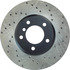 128.34070L by CENTRIC - Cross Drilled Rotor