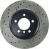 128.34071R by CENTRIC - Cross Drilled Rotor