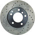 128.34077R by CENTRIC - Cross Drilled Rotor