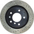 128.34078CR by CENTRIC - Sportstop Cryo Sport Drilled Rotor, Right