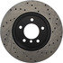 128.34093L by CENTRIC - Cross Drilled Rotor