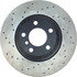 128.34095R by CENTRIC - Cross Drilled Rotor