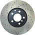128.34096R by CENTRIC - Cross Drilled Rotor