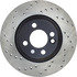 128.34100R by CENTRIC - Cross Drilled Rotor