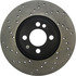 128.34101R by CENTRIC - Cross Drilled Rotor
