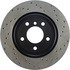 128.34080L by CENTRIC - Cross Drilled Rotor