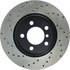 128.34086R by CENTRIC - Cross Drilled Rotor