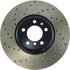 128.34102R by CENTRIC - Cross Drilled Rotor
