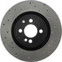 128.34114L by CENTRIC - Sport Cross Drilled Brake Rotor, Left