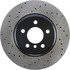 128.34124R by CENTRIC - Cross Drilled Rotor