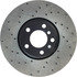 128.34127R by CENTRIC - Cross Drilled Rotor