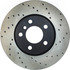 128.34134L by CENTRIC - Cross Drilled Rotor