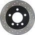 128.34137R by CENTRIC - Cross Drilled Rotor