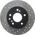 128.35012R by CENTRIC - Cross Drilled Rotor